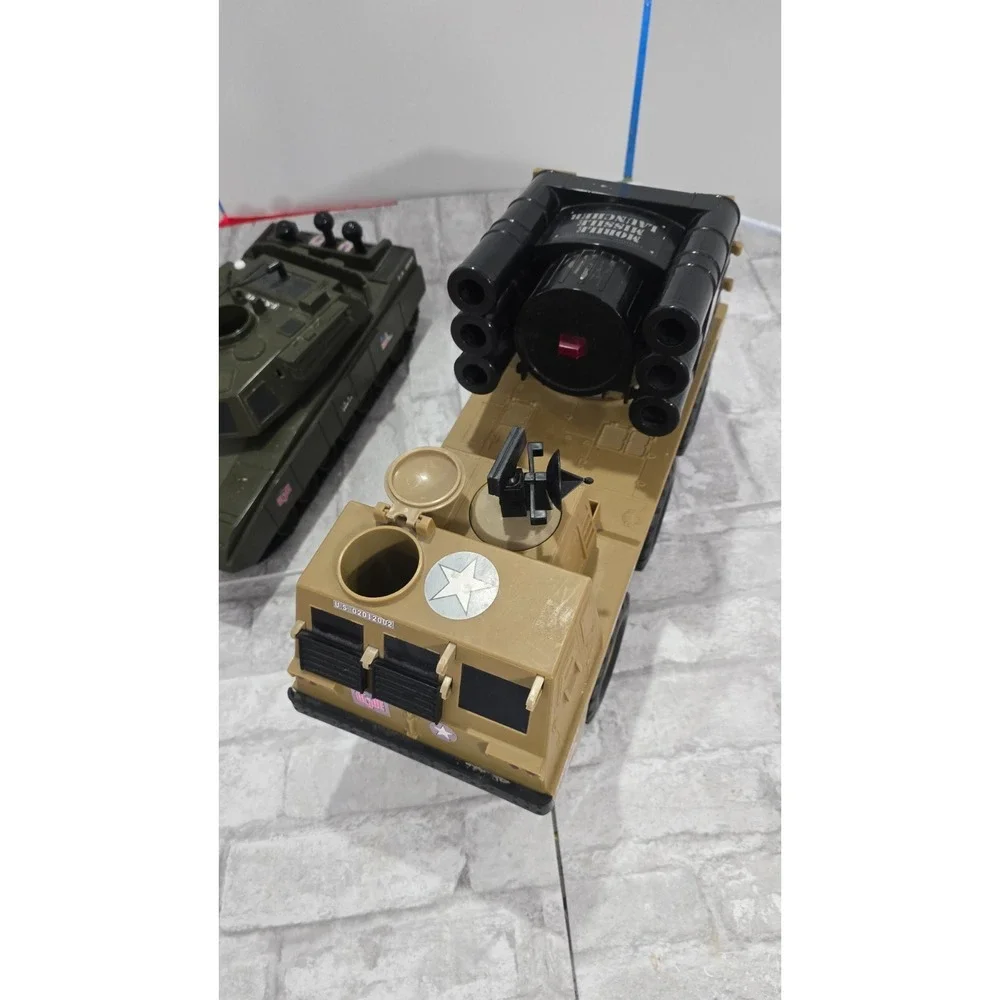 Lot of 2 GI Joe Vintage 2001-2003‎ Armored Carrier and Army Tank Sounds Only